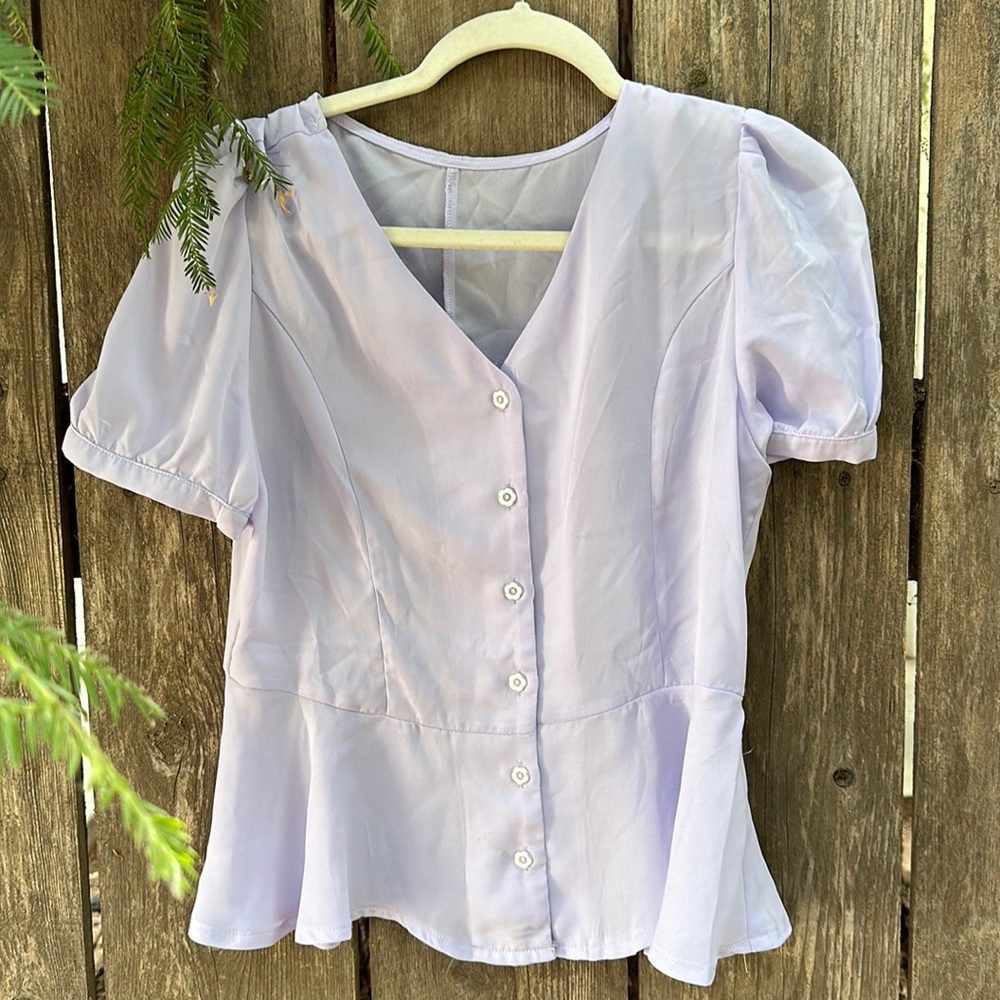 Lavender blouse